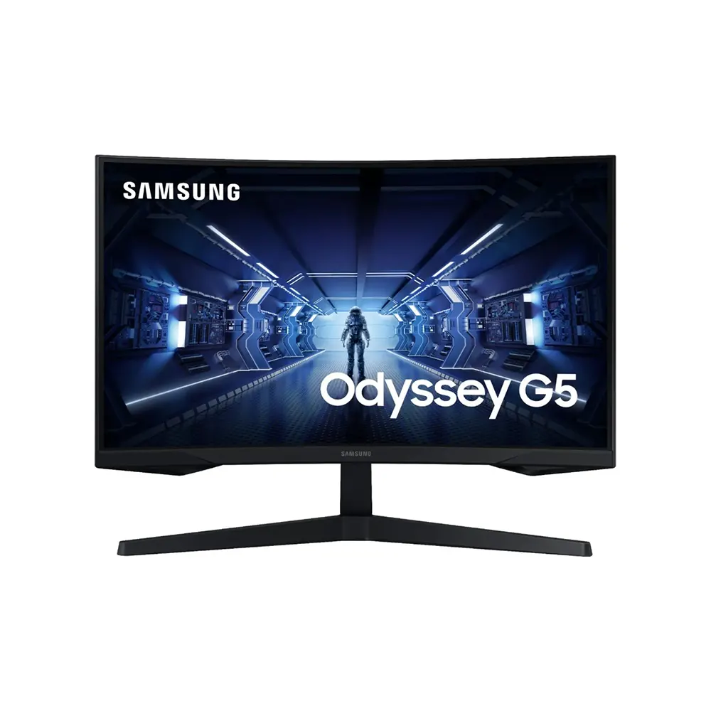 Samsung Odyssey G5 G55T LC32G55TQBUXEN 32 VA, 144Hz, 1ms, WQHD (2560x1440), FreeSync Premium, DisplayHDR10 Извит геймърски монитор