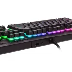 Thermaltake Level 20 GT RGB Black Геймърска механична клавиатура с Cherry MX Speed Silver суичове