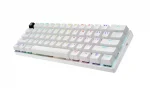 Logitech G Pro X 60 White Безжична геймърска механична клавиатура с Optical GX Brown Tactile суичове