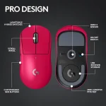 Logitech G Pro X Superlight 2 Magenta Безжична геймърска мишка