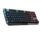 MSI VIGOR GK50 TKL RGB Геймърска механична клавиатура с Kailh Low Profile White Clicky суичове
