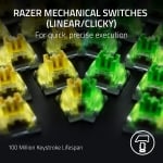 Razer BlackWidow V4 Pro Геймърска механична клавиатура с Razer Green суичове