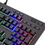 Thermaltake Premium X1 RGB Геймърска механична клавиатура с Cherry MX Blue суичове