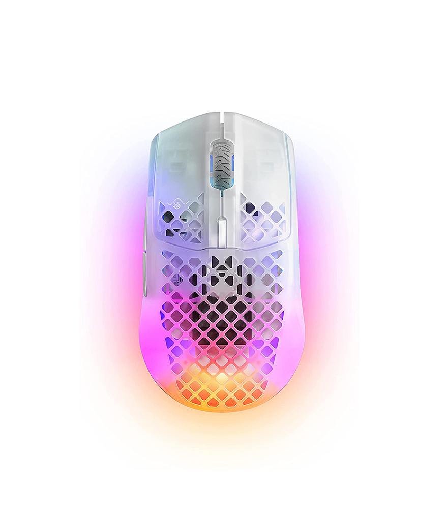 SteelSeries Aerox Wireless 3 2022 Edition Ghost Безжична геймърска оптична мишка
