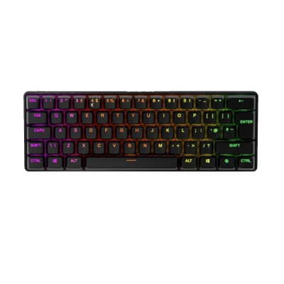 SteelSeries Apex Pro Mini UK Wireless Безжична геймърска механична клавиатура със OmniPoint регулируеми суичове