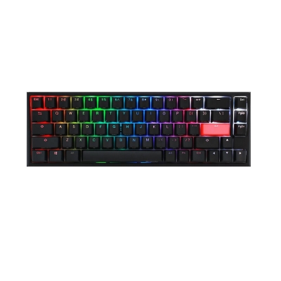 Ducky One 2 SF RGB Геймърска механична клавиатура с Cherry MX Silent Red суичове