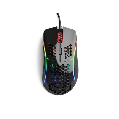 Glorious Model D Glossy Black Ергономична геймърска оптична мишка