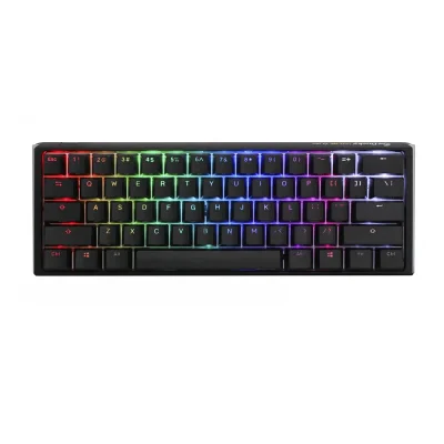 Ducky One 3 Mini Classic 60% Hot-Swappable RGB Геймърска механична клавиатура с Cherry MX Brown суичове
