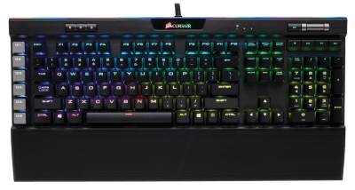 Corsair K95 RGB Platinum Геймръска механична клавиатура с Cherry MX Brown суичове