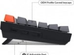 Keychron K8 Aluminum TKL RGB Геймърска механична клавиатура с Gateron Red суичове