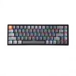 Keychron K6 Hot-Swappable 65% RGB Геймърска механична клавиатура с Gateron G Pro Brown суичове