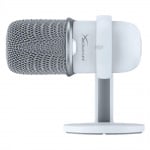 HyperX SoloCast White Настолен геймърски микрофон за стрийминг
