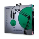 Nacon Multistreaming Kit 2 Зелен екран, микрофон, стойка за микрофон и филтър комплект за стрийминг