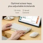 ASUS Marshmallow Keyboard KW100 Oat Milk Безжична мембранна клавиатура