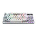 ASUS ROG Azoth White RGB Безжична геймърска клавиатура с механични ROG NX Snow суичове