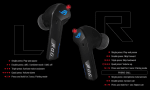 Asus ROG Cetra True Wireless SpeedNova White Безжични геймърски слушалки тапи с микрофон
