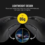 Corsair M55 RGB PRO Геймърска оптична мишка