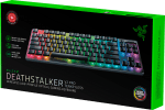 Razer DeathStalker V2 Pro Безжична Геймърска механична клавиатура с Razer Linear Red Low-Profile Optical суичове