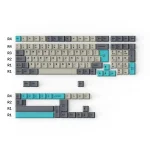 Keychron Cherry Profile Double-Shot PBT Full Set 219 Keycaps Dolch Blue Комплект капачки за механични клавиатури