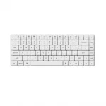 Keychron K3 Pro White QMK 75% Aluminum Безжична нископрофилна геймърска механична клавиатура с Gateron Low Profile Red суичове
