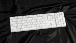 Keychron K5 Pro White Full-Size RGB QMK Безжична нископрофилна геймърска механична клавиатура с Gateron Low Profile Brown суичове