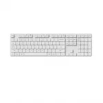 Keychron K5 Pro White Full-Size RGB QMK Безжична нископрофилна геймърска механична клавиатура с Gateron Low Profile Brown суичове
