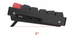 Keychron K8 Pro QMK TKL RGB Hot-Swappable Plastic Безжична геймърска механична клавиатура с Gateron G Pro Blue суичове
