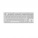 Keychron K8 Pro White QMK TKL RGB Hot-Swappable Aluminium Безжична геймърска механична клавиатура с Keychron K Pro Banana суичове