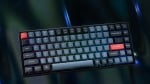 Keychron K2 Pro White QMK TKL 75% RGB Aluminum Hot-Swappable Безжична геймърска механична клавиатура с Keychron K Pro Red суичове