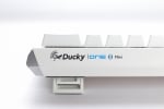 Ducky One 3 Full Size Pure White Hot-Swappable RGB Геймърска механична клавиатура с Cherry MX Blue суичове