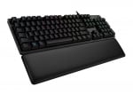 Logitech G513 Carbon RGB Геймърска механична клавиатура с GX Blue суичове