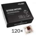 Glorious Gateron Brown 120 броя Комплект геймърски механични суичове за клавиатура