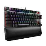 ASUS ROG Strix Scope TKL Deluxe RGB Геймърска механична клавиатура с Cherry MX Red суичове