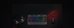 ASUS ROG Strix Scope TKL Deluxe RGB Геймърска механична клавиатура с Cherry MX Red суичове