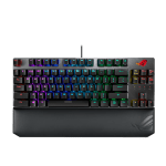 ASUS ROG Strix Scope TKL Deluxe RGB Геймърска механична клавиатура с Cherry MX Red суичове