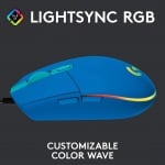 Logitech G102 Lightsync Blue Геймърска оптична мишка