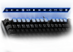 Gigabyte Force K81 Геймърска механична клавиатура с Blue суичове