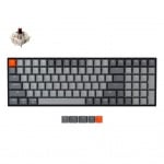 Keychron K4 V2 Hot-Swappable Full-Size 96% White LED Геймърска механична клавиатура с Gateron Brown суичове