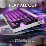 Logitech G Pro K/DA League of Legends Геймърска механична клавиатура с GX Brown Tactile суичове