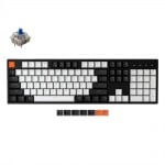 Keychron C2 Full-Size White LED Геймърска механична клавиатура с Gateron G Pro Brown суичове