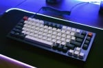 Keychron Q1 Carbon Black QMK TKL 75% RGB Геймърска механична клавиатура с Gateron Phantom Red суичове