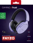 Trust GXT 489P Fayzo Purple Геймърски слушалки с микрофон