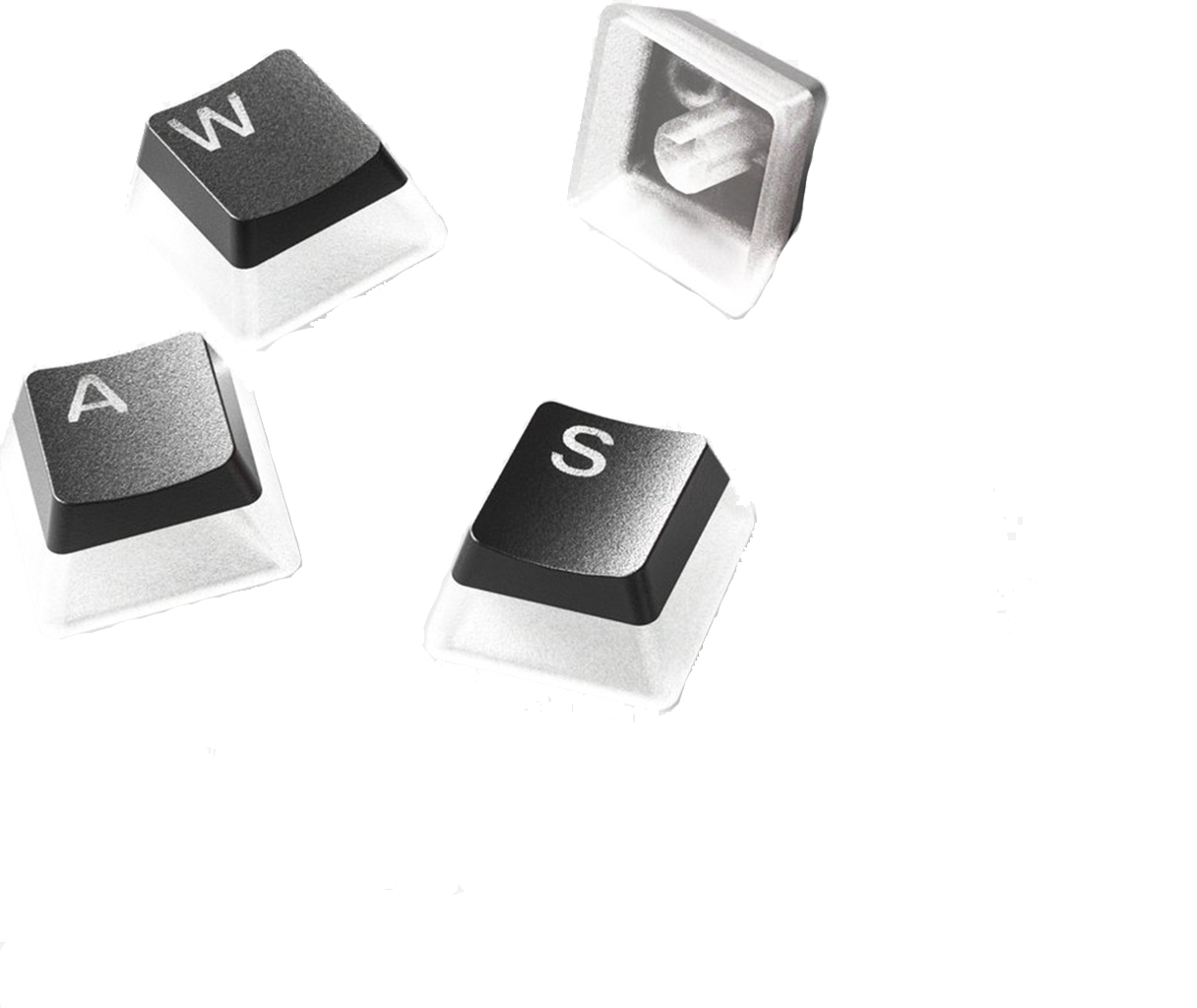 SteelSeries PrismCaps Black UK Layout Double Shot PBT Комплект капачки за механични клавиатури