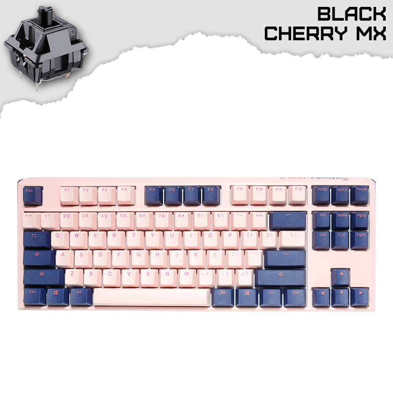 Ducky One 3 TKL Fuji Геймърска механична клавиатура с Cherry MX Black суичове