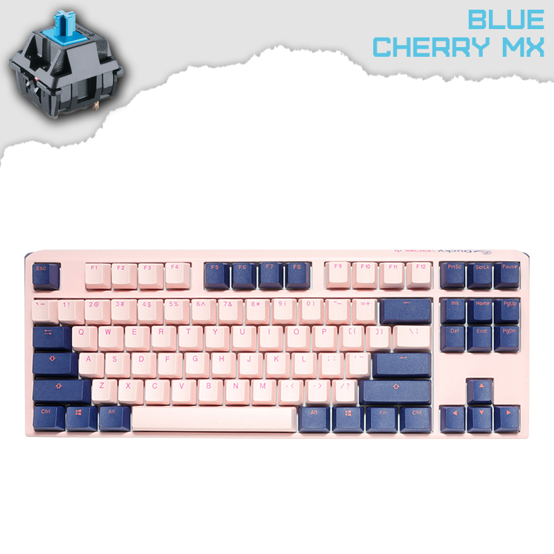 Ducky One 3 TKL Fuji Геймърска механична клавиатура с Cherry MX Blue суичове