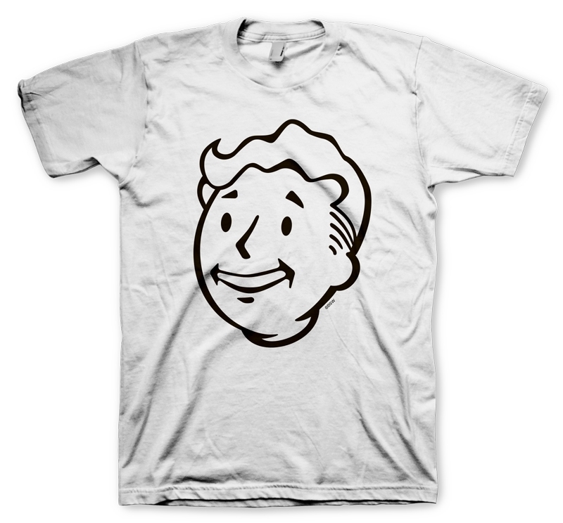 Fallout Vault Boy Face Тениска - Размер L