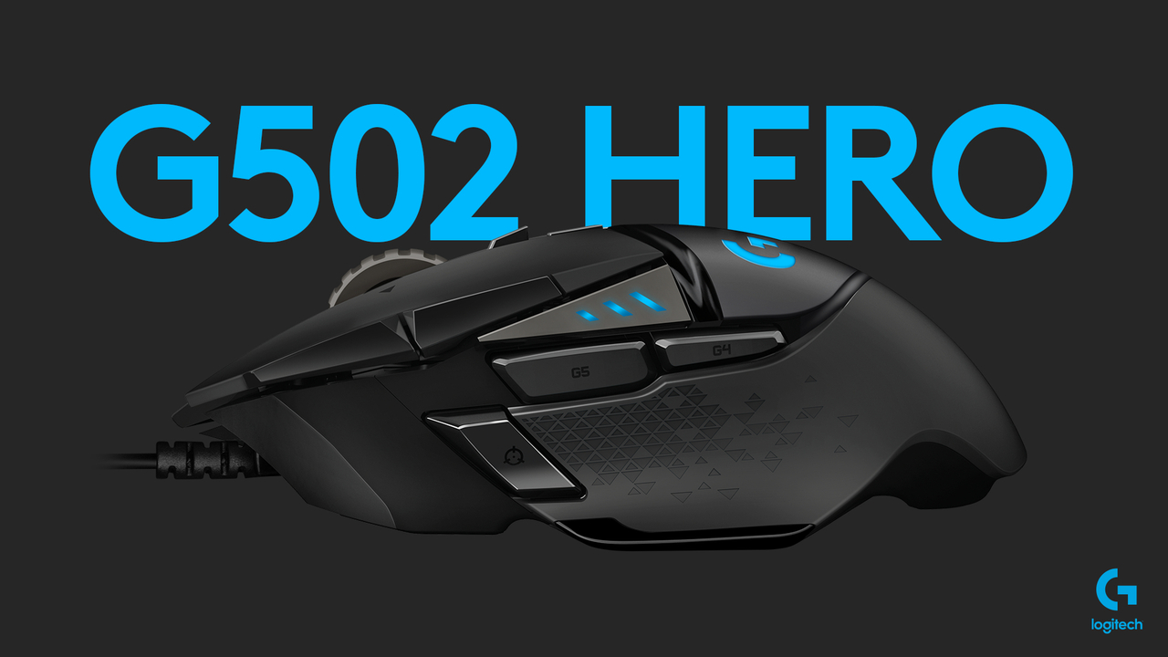Logitech G502 Hero 25K RGB Геймърска оптична мишка